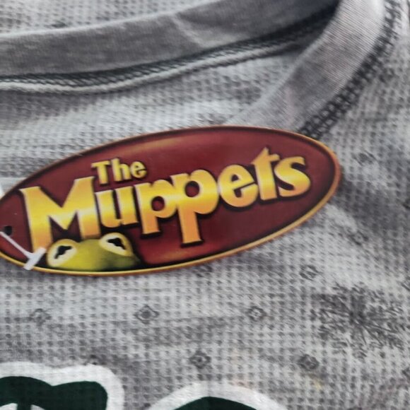 Muppets Long Sleeve Kermit The Frog Shirt Thermal Size S 3/5 Junior Peace 2008 - Picture 8 of 9